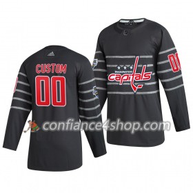 Adidas Maillot de Hockey Washington Capitals Personnaliser Gris 2020 NHL All-Star Authentic - Homme